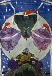 La colline des elfes, conte de Hans Christian Andersen (1805-1875), illustration de Harry Clarke (1890-1931)