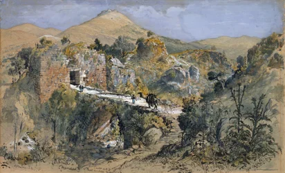 Césarée de Philippe (Banias) (aquarelle)