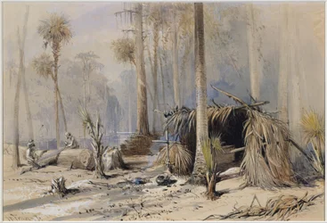 Chantier Cypress-Shingle, rivière Ocklawaha, Floride