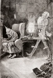 Illustration pour Un chant de Noël des Livres de Noël de Charles Dickens