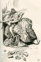 Illustration pour le roman A Tale of Two Cities de Charles Dickens