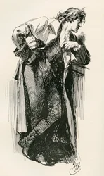 Illustration pour le roman de Charles Dickens Un conte de deux villes