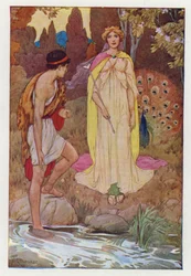 Jason et Juno (lithographie couleur)