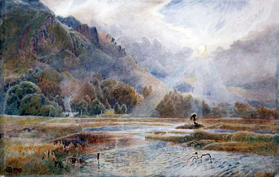 Une vallée ensoleillée