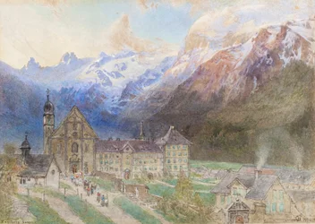 Lever de soleil à Engelburg