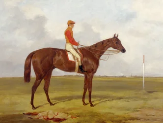 Portrait du Cosaque, vainqueur du Derby de 1847 avec S. Templeman, 1847