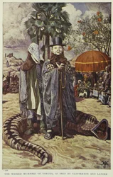 Les mimes masqués du Yoruba, vus par Clapperton et Lander, illustration de "Pioneers of West Africa", 1912