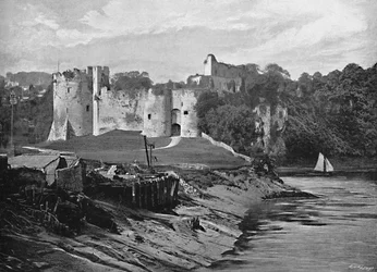 Château de Chepstow, vers 1896