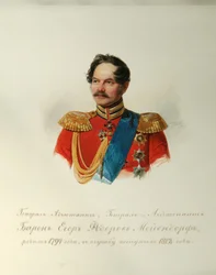 Portrait du général Yegor Fyodorovich Meiendorf 1794-1879, de l