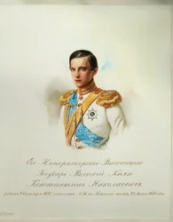 Portrait du Grand-Duc Constantin Nikolaïevitch de Russie 1827-1892 De l