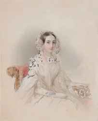 Portrait de la princesse Thérèse de Nassau-Weilburg 1815-1871, 1838