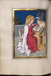 Livre des Évangiles avec Portraits des Évangélistes : Saint Jean