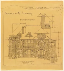 Façade arrière, Château d