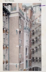 Vue du Castel Béranger (1897-1898), bâtiment manifesté par l