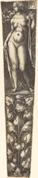 Fourreau de dague avec femme nue