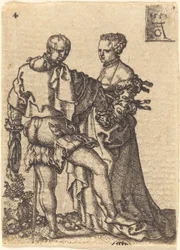 Couple dansant, 1551