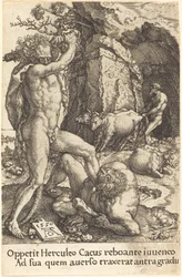 Hercule tuant Cacus, 1550