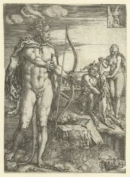 Hercule sauve Déjanire de Nessus