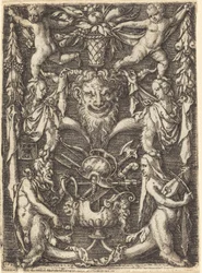 Ornement avec masque