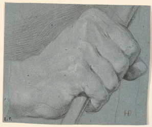 Étude de main, serrée autour d