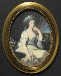 Portrait de Maria Wilhelmine, Comtesse Thun-Hohenstein, c. 1790