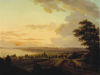 Paysage de Seeland, soir