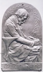 Médaillon portrait de Heinrich Heine (1797-1856)