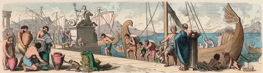Grèce antique : commerce maritime
