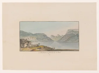 Vue sur Les Charbonnières près du Lac de Joux