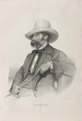 Portrait du compositeur Federico Ricci 1809-1877, 1853