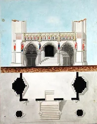 Grille du chœur de la cathédrale de Hambourg, 1805