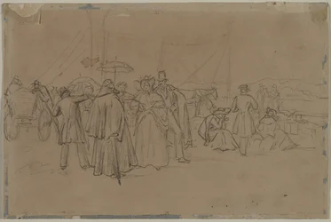 Passagers pour le Bateau à Vapeur du Rhin (recto)