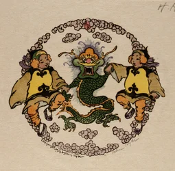 Le dragon furieux
