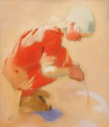 Fille sur le sable, 1912