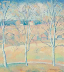 Paysage de printemps à Hälsingland