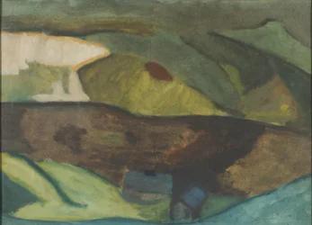 Cabanes de pêcheurs au bord de la rivière. Motif de Granvåg, Faxälven