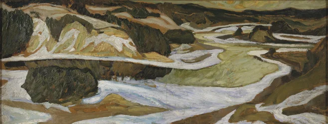La rivière Ångermanälven