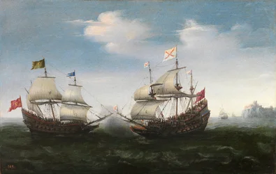Guerre de Quatre-Vingts Ans : Combat naval contre une côte rocheuse