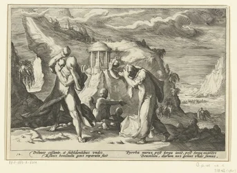 Deucalion et Pyrrha créent une nouvelle race humaine