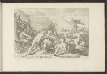 Neptunus et les dieux des rivières causent un déluge