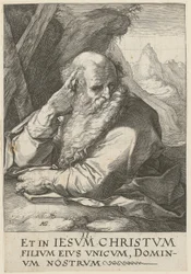 Andreas, feuille 2 de la série « Le Christ, les douze apôtres et Paul »