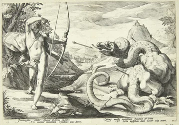 Apollon tuant Python