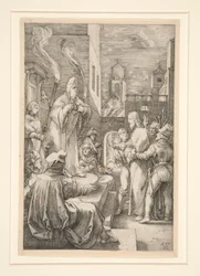 Christ devant Caïphe, de La Passion, #4 d