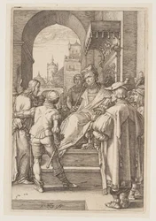 Le Christ devant Pilate, extrait de La Passion