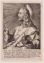 Le Christ, du Christ, les Apôtres et St Paul avec le Credo