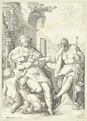 La Sainte Famille avec le petit Jean