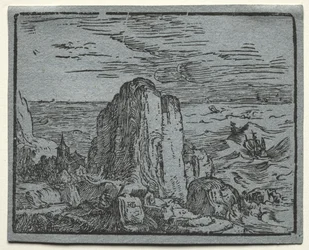 Quatre petits paysages : N°4, Falaise sur le rivage