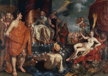 Hermès présente Pandore au roi Épiméthée, 1611