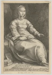 Calliope, feuille n° 1 de la série « Les neuf Muses »