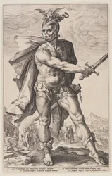 Mucius Scaevola, extrait des Héros romains